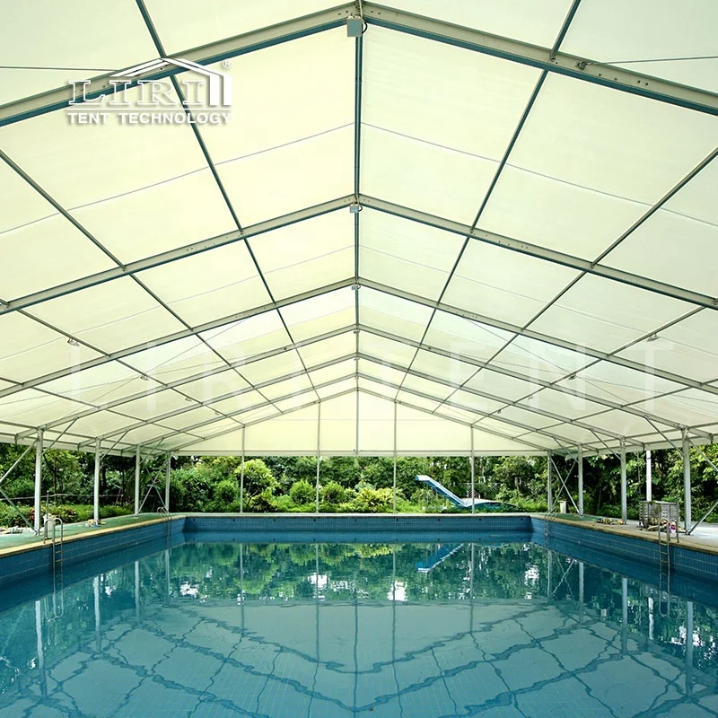 20X35m Outdoor White PVC Swimming Pool Cover Sports Tent for Sale