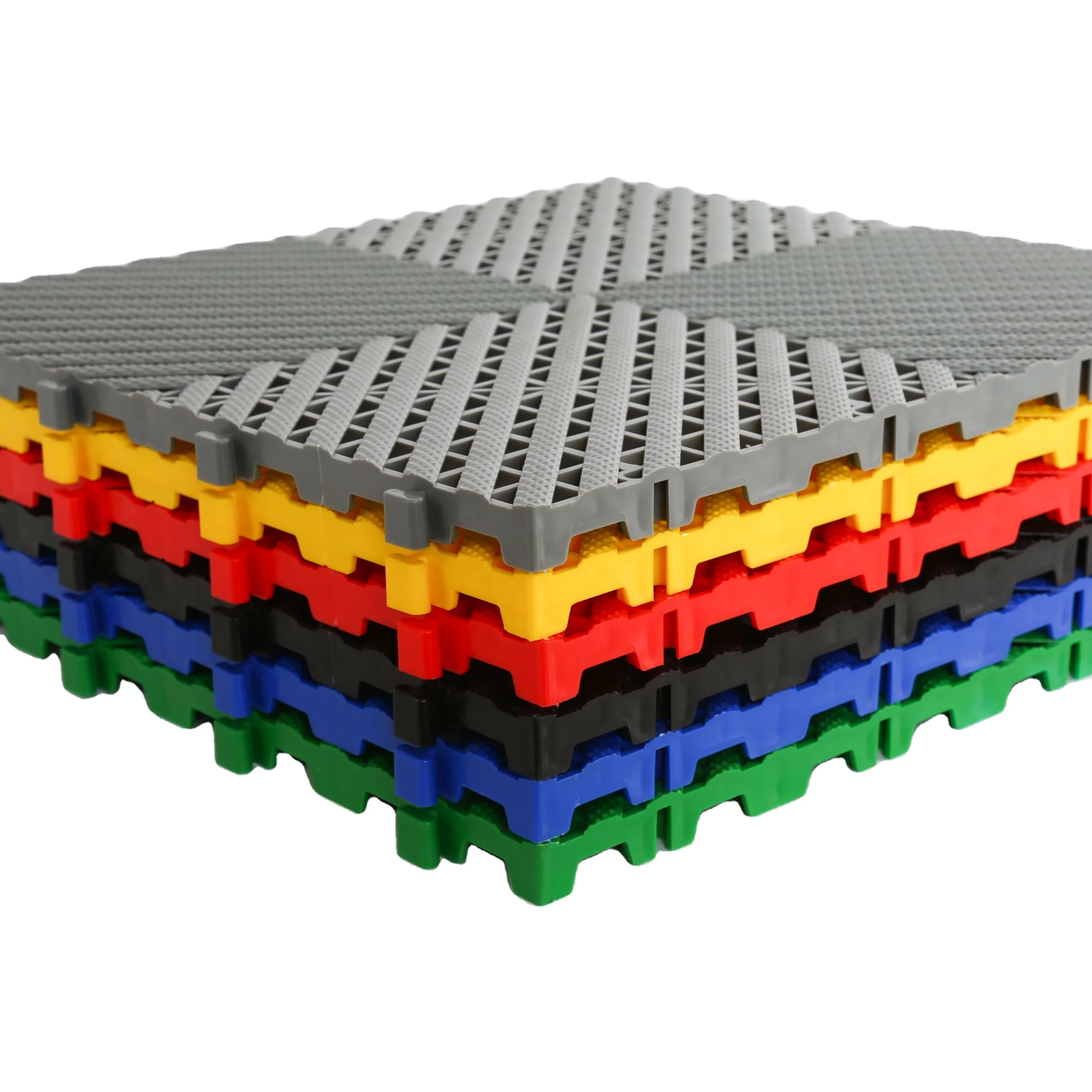 Plastic Garage Floor Durable Parking Hot Sell Pp Garage Interlocking Car Wash Plastic Floor Tiles