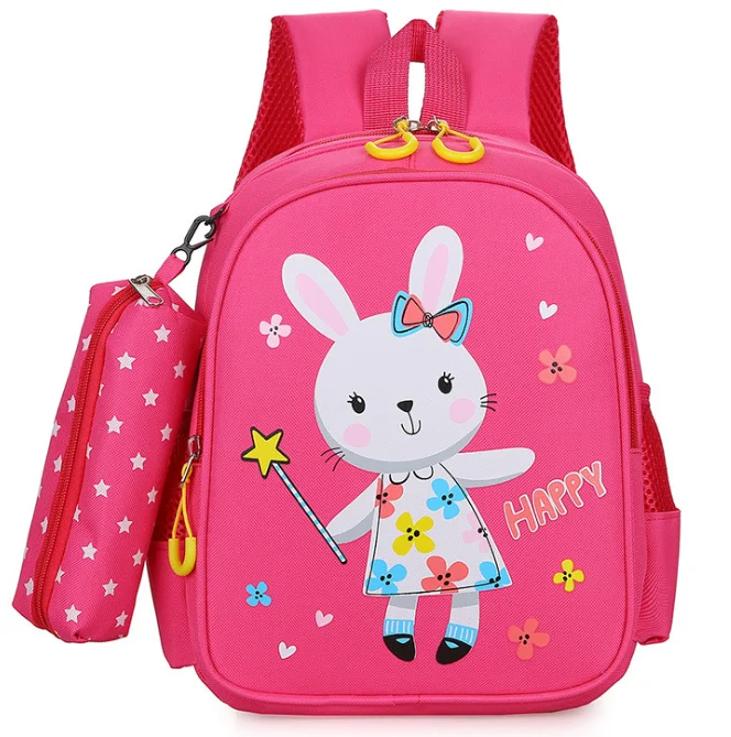 Wholesale children Cartoon Rabbit Kindergarten kid bag cute backpack