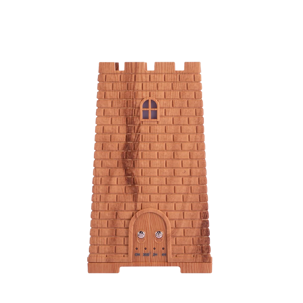 
Wholesale 250ml Timer Mist Aromatherapy Essential Oil Castle Shaped Ionizing Mini Aroma Diffuser 