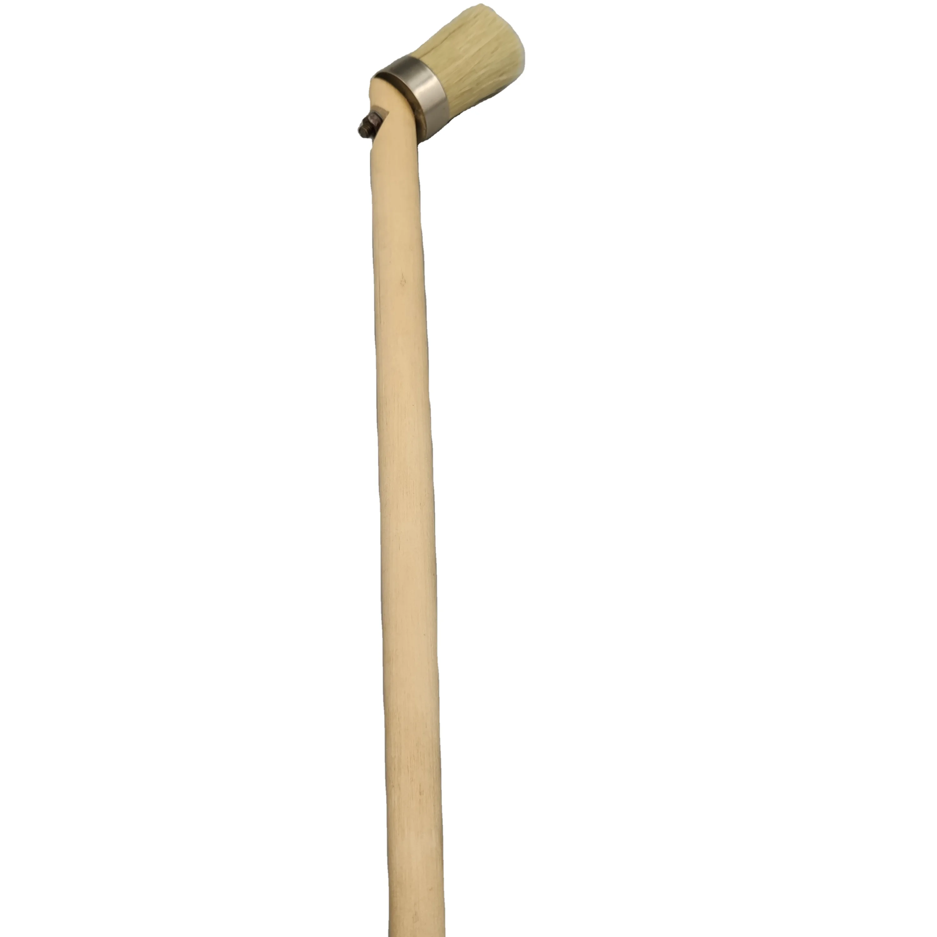 Quality round  brush with long wooden handle for elbow brush ship paint
