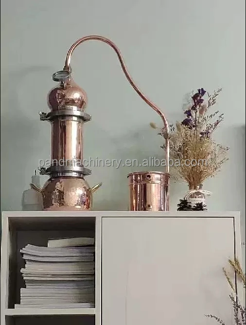 Alcohol distiller for vodka gin whiskey rum brandy tequila/Pure copper small-scale distillation machine