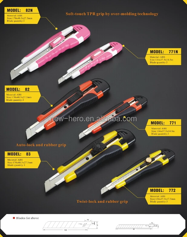 K смолы мягкая ручка 18 мм отламывающимся бумагорезательная мшина и студенческая Канцелярия резак офис режущий нож