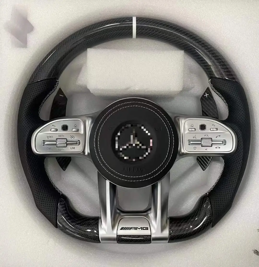 AMG Steering wheel for Mercedes-Benz AMG GT W190 C190 W205 C205 W166 W167 W177 W213 W217 C217 W222 W223 W253 W257 W292 W463 W464