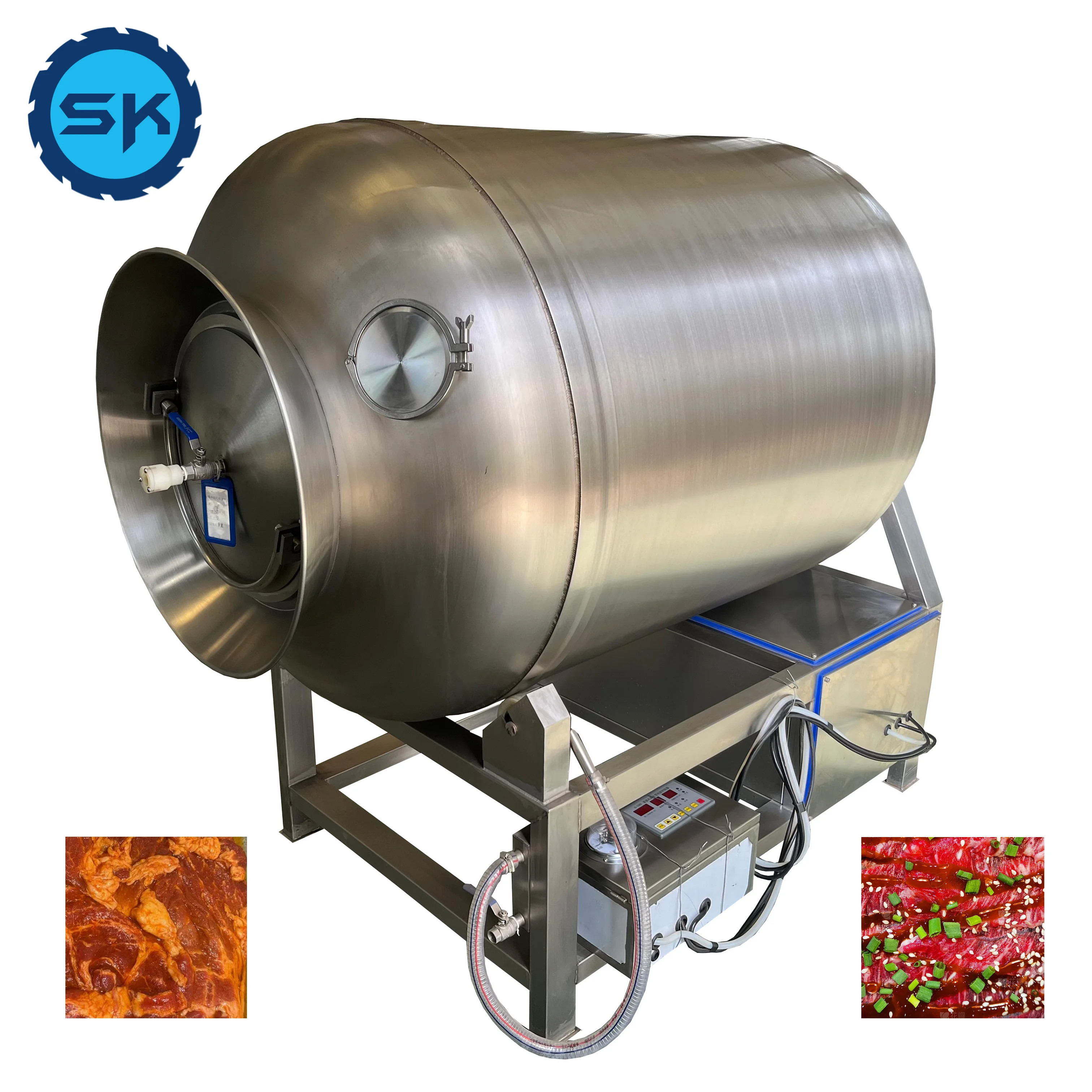 Brining and Seasoning Industrial Meat Tumbler Rolling Machine