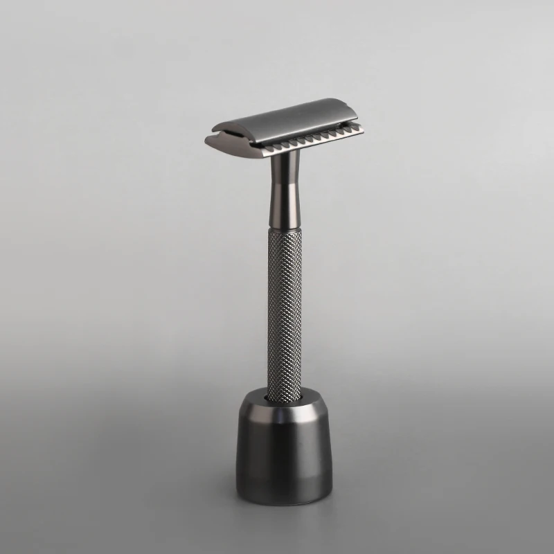 Mens Straight Metal Stainless Steel Double Edge Shaving Safety Razor For Face Navaja De Afeitar