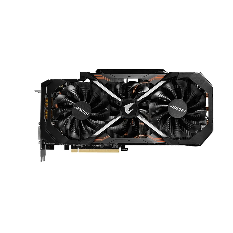 Графическая карта GTX 1080Ti 11 ГБ GDDR5X, бывшая в употреблении графическая карта GTX 1080 1060 с высокой мощностью вычисления L3 + S19