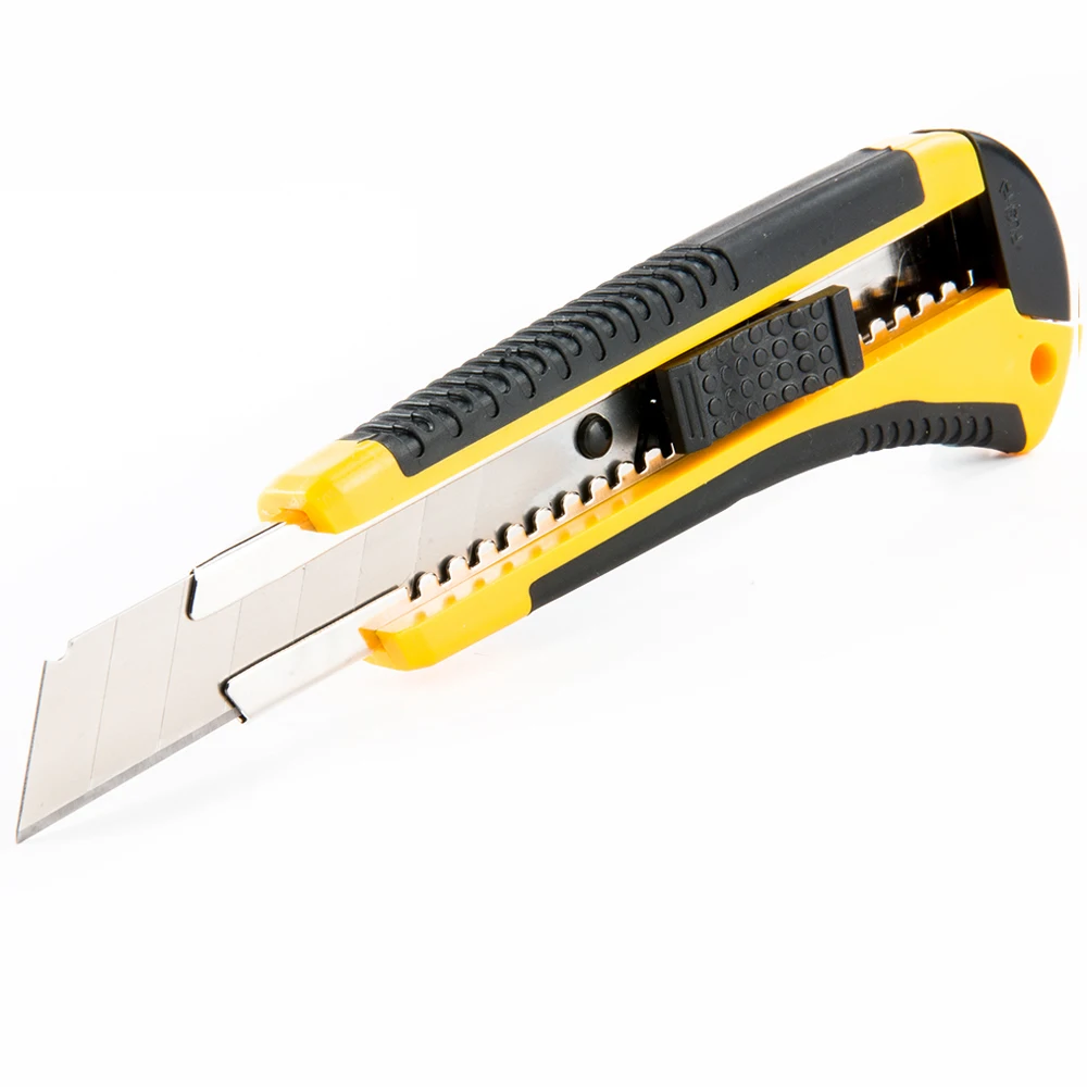 18mm multi function pocket snap off lock retractable blade plastic sliding knife  paper art office knife utility cutter knife