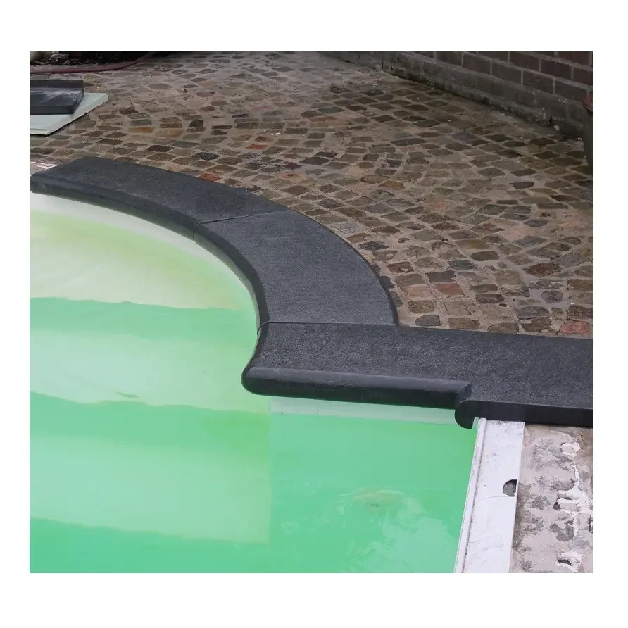 Most Strong Granite Pearl Black Non-slip Swimming Pool Edge Tiles and Borders Black Pe arl Granite Tile