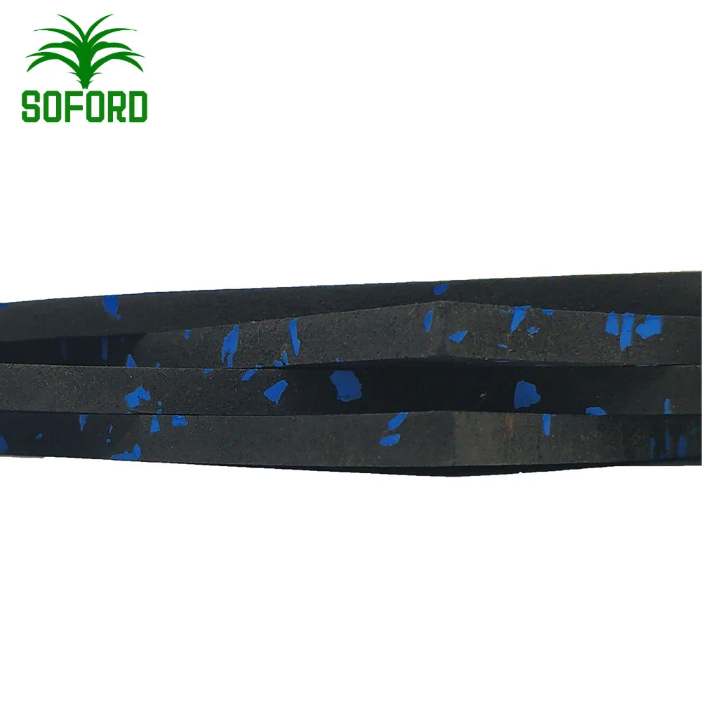  Желтый точечный 8 мм резиновый настил кроссфита рулон для спортзала