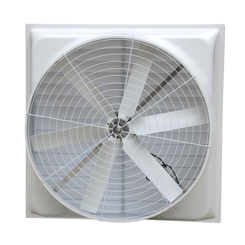 FRP Ventilation Exhaust Fan with Stainless Steel Blades Fiberglass Industrial Fan with Cone AY-BLG1060