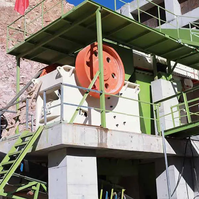 Dolomite ore stone pebble jaw crusher plant 40t 80t per hour low price jaw crusher crushing machine