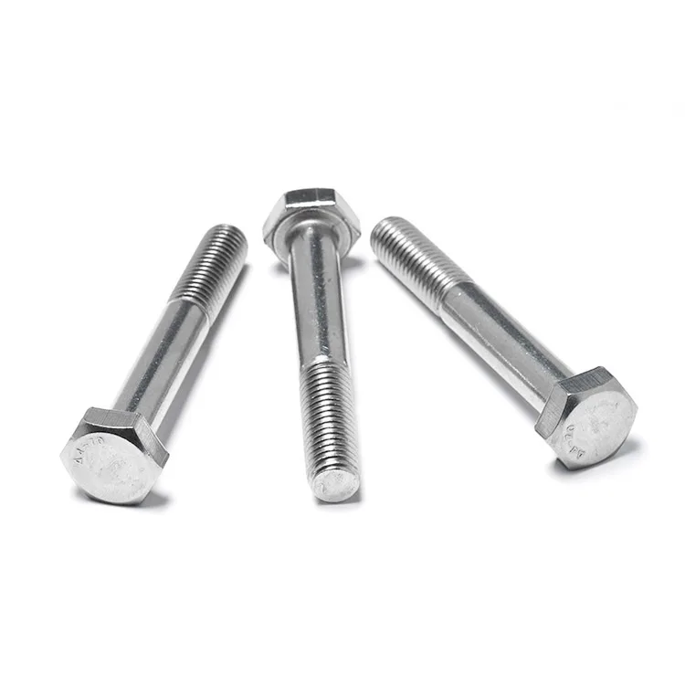 Top sales High quality  DIN933 Stainless Steel Hex bolt Full Thread Hexagon Bolt