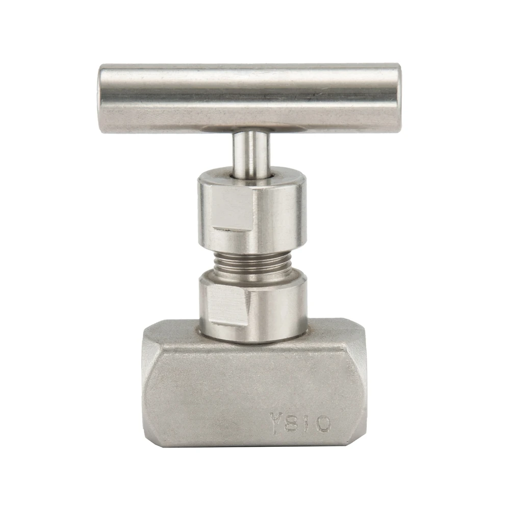 6000PSI to 10000PSI Ultra-high Pressure 1/2 inch NPT Stainless Steel Male-Female Needle Valve