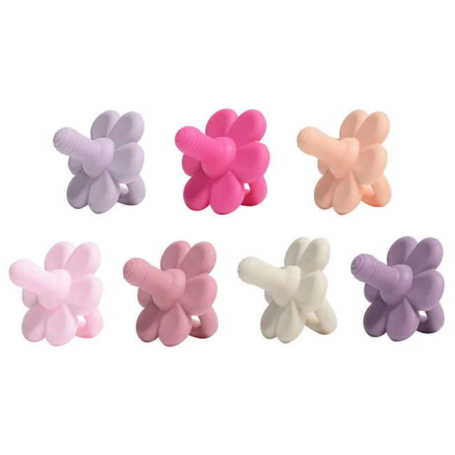 safe bpa free reusable nipple chew toy ring silicone baby