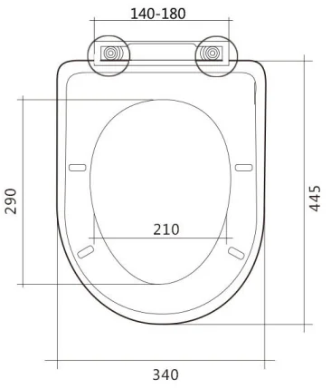 Сантехника Chaozhou, Заводские унитазы, крышка сиденья с медленно закрывающимися петлями