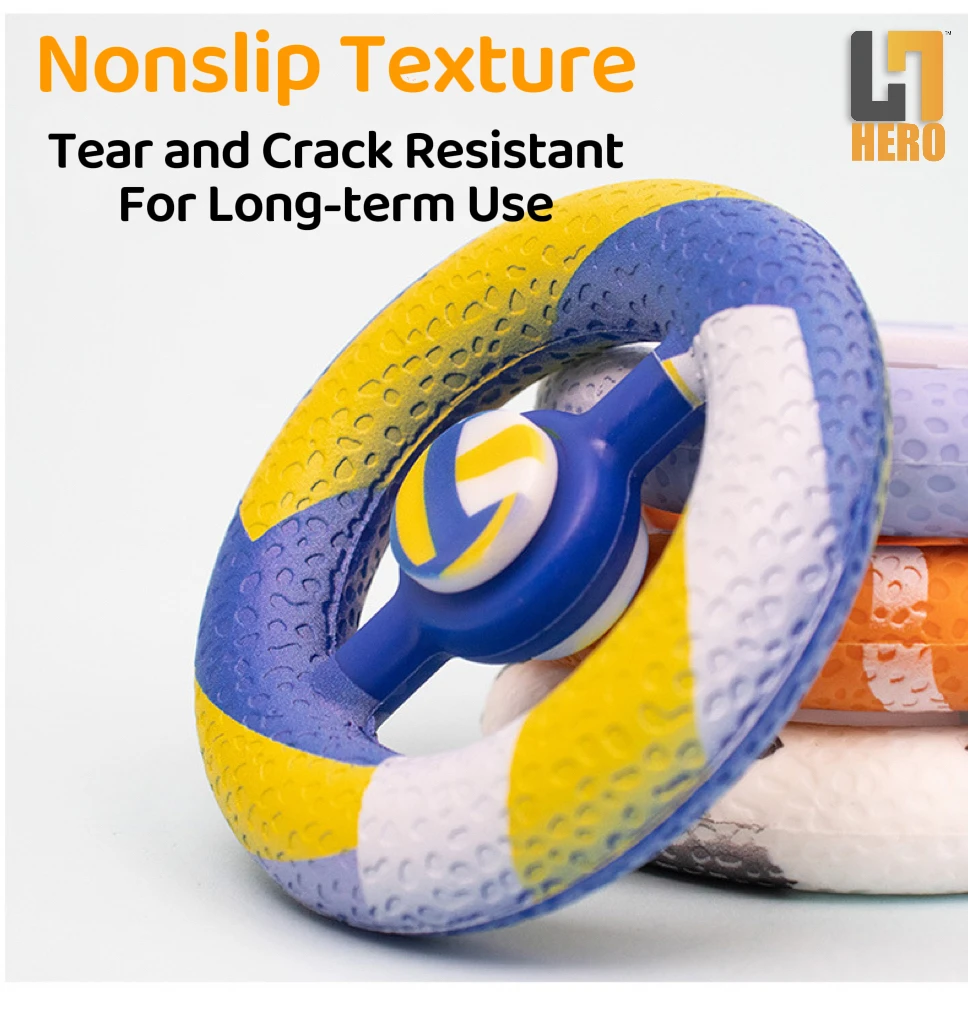 Silicone Portable Fidget Spinner Round Grip Decompression Toy to Practice Hand Training Finger Spinner