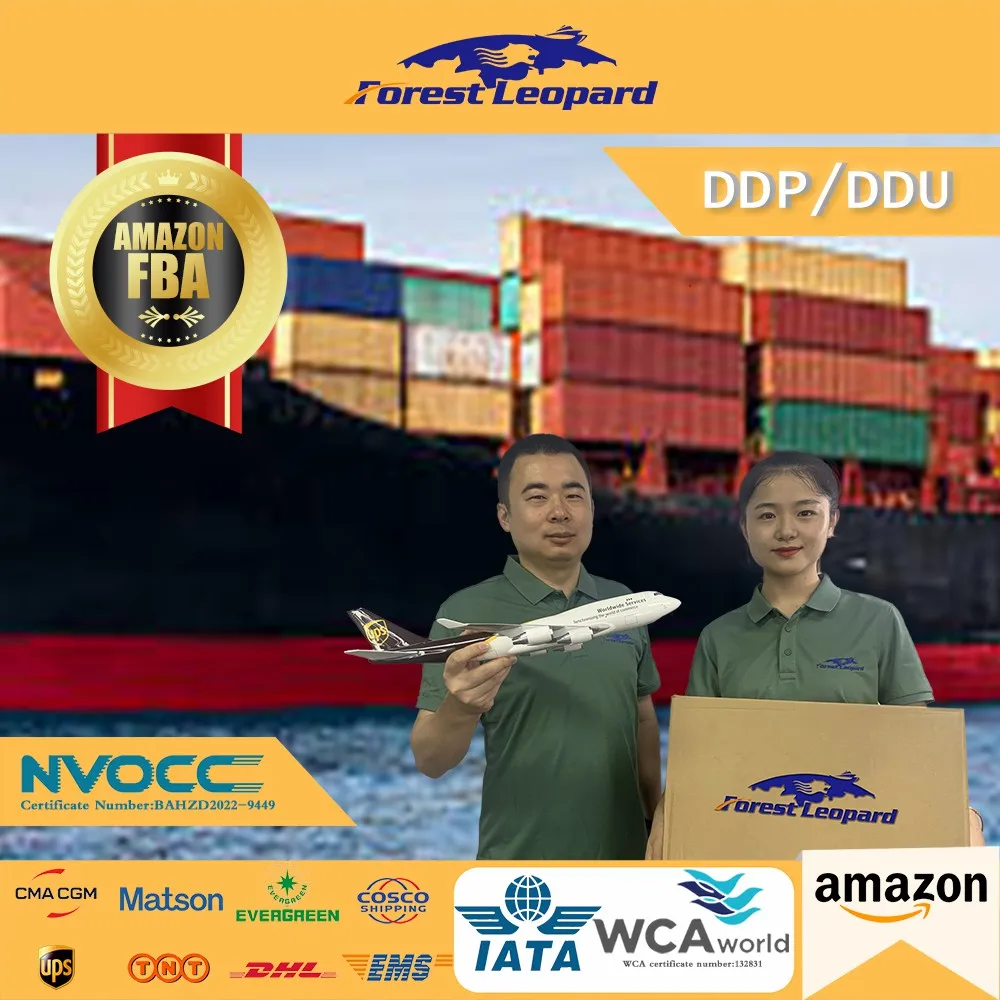 Cheapest Rates Logistics Agent Amazon Fba Express DDP Sea Freight Forwarder From China To Europe Usa Air Freight Shipping