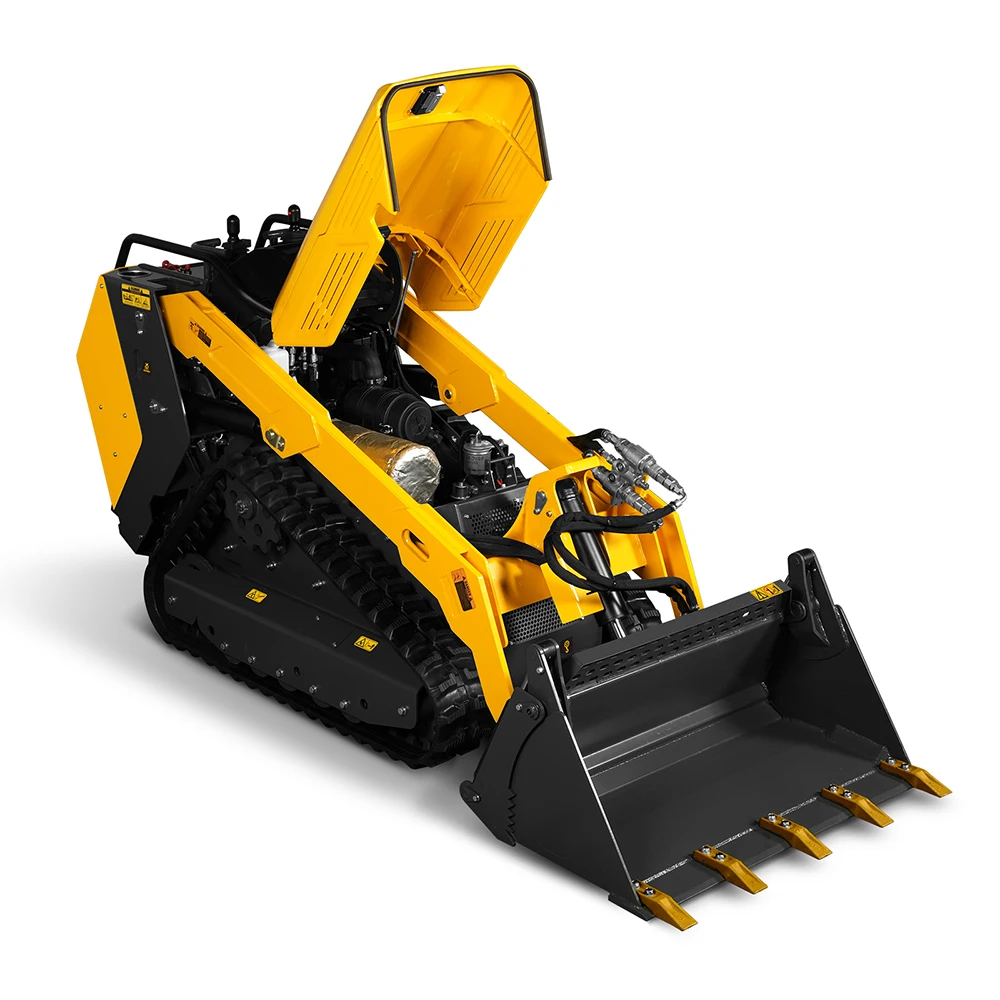 AUSTTER CE Diesel Engine 1000lb Operating Capacity (35%) Crawler Skid Steer Mini Loader