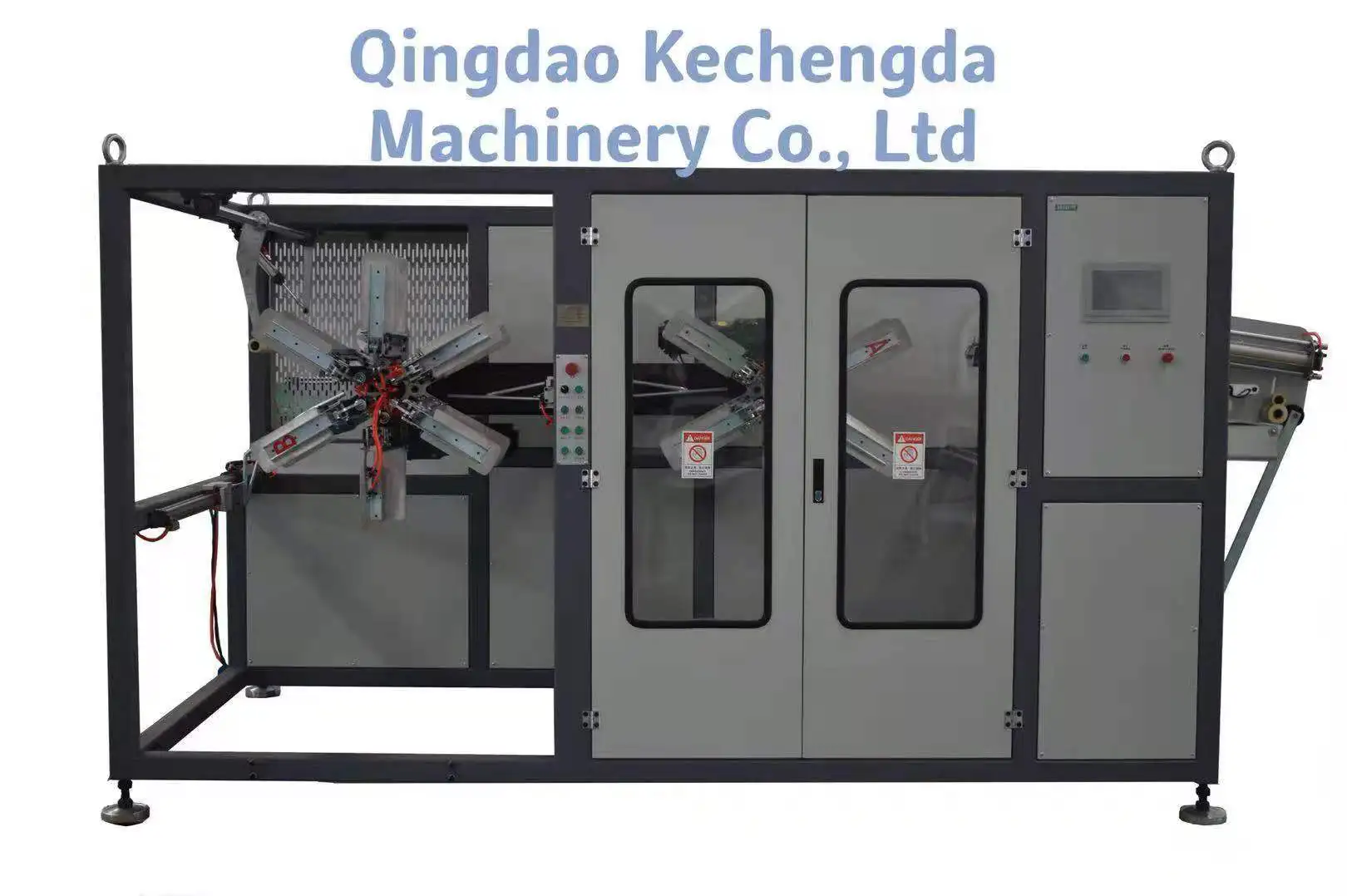 Flexible operation Single double plastic pipe winder/coiling machine/wire coiling machine