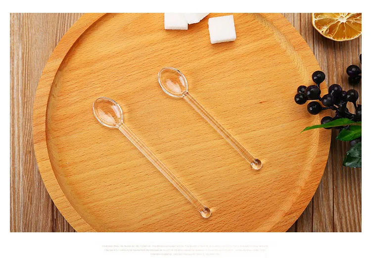 easy tea spoon fuse honey spoon  glass spoon