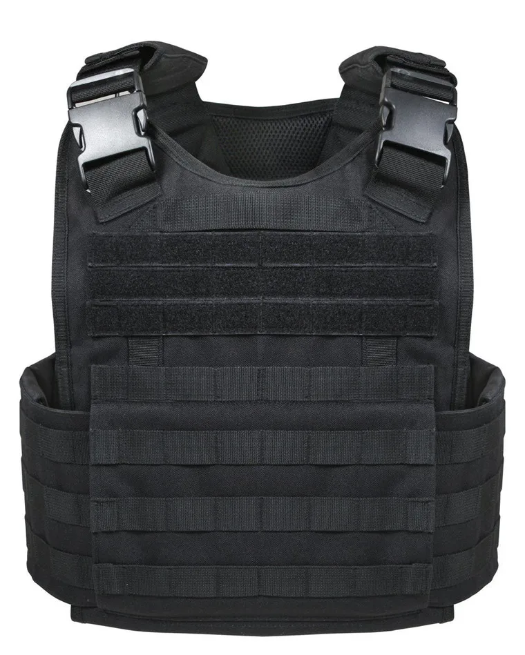 Adjustable Tactical Plate Carrier Breathable Combat Police Training Vest