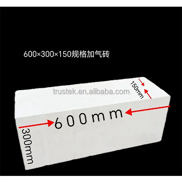 China Factory Lightweight Concrete Block Aerated Concrete Brick AAC/ALC Wall Block