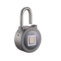 Universal security alarm lock anti-theft for door motor bicycle globe thumbprint padlock