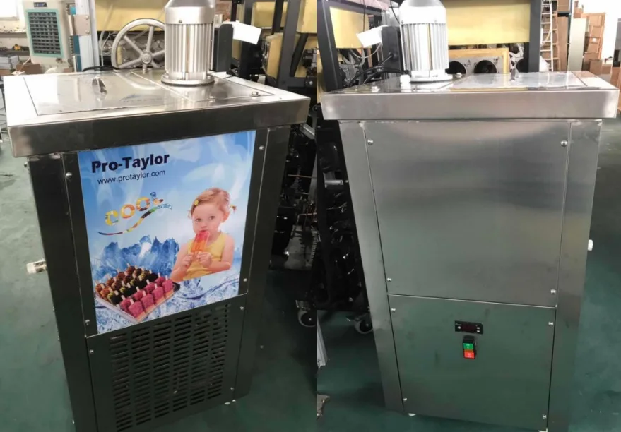 
Air cooling 1 mould ice loolly popsicle machine to make pop 