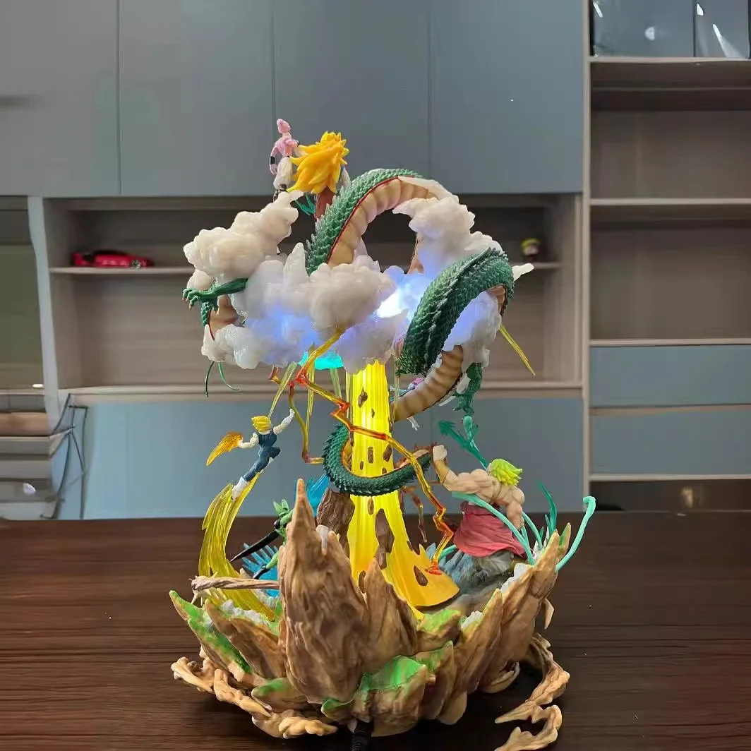 Yubon New Arrivals DBZ Action Figure 38cm Huge Model Toys Anime Goku Saiyan Buu Action Collectible Dragon Balls PVC Figure Toy