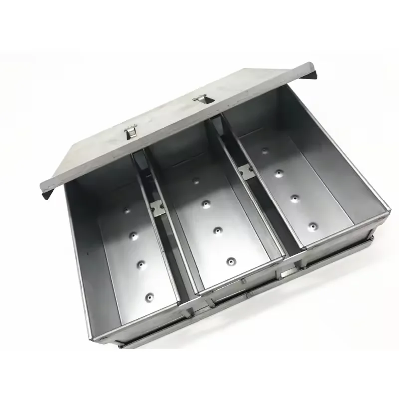 Custom Size Aluminum 3 straps Bread Baking Pan Toast Bread and Bakery Box for Loaf Pan Bread