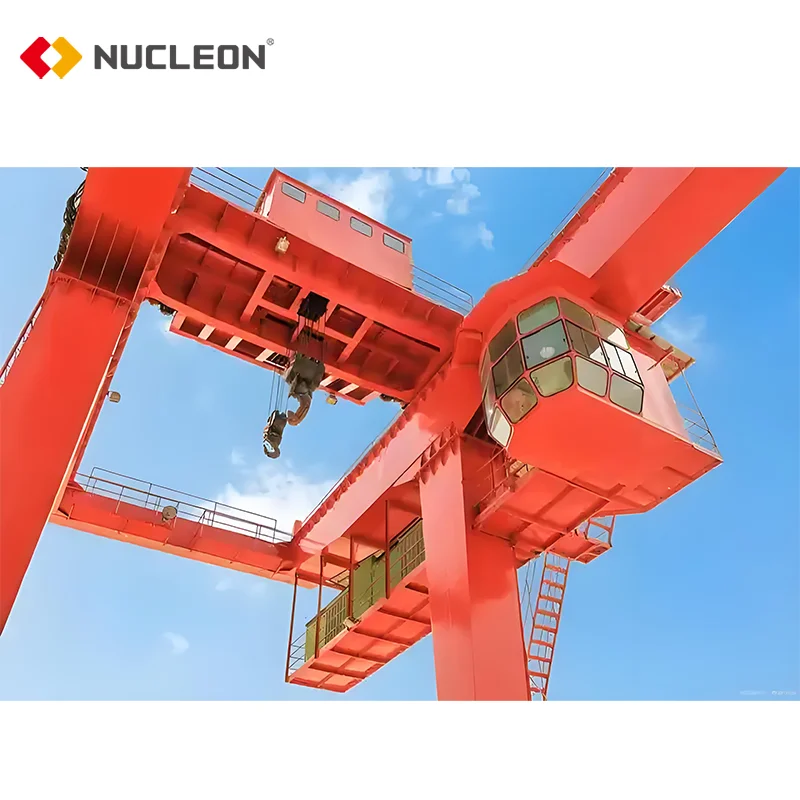 Mobile Harbor Container Lift 40T Hydraulic Pedestal Single Jib Portal Crane