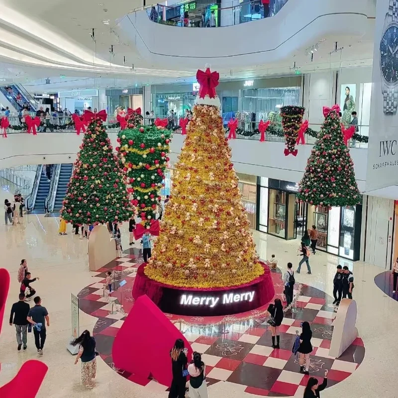 Premium Christmas Tree Artificial Canadian Fir Full Bodied Christmas Tree With Metal Stand Lightweight and Easy to Assemble