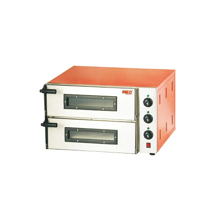 High Quality Pizza Hut Restaurant Industrial Baking Equipment Double Deck Commercial Electric Pizza Oven