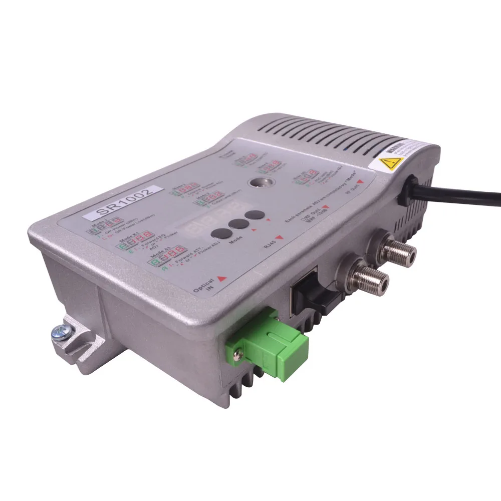  SR1002R FTTH Крытый CATV Волоконно-оптический узел цена с обратной
