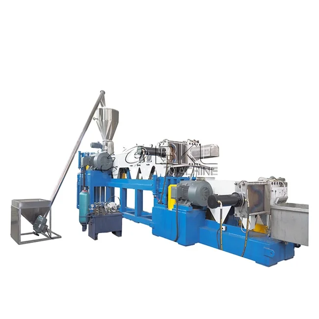 PE PP bottle flakes Plastic Granulator Recycling Machine SJ100
