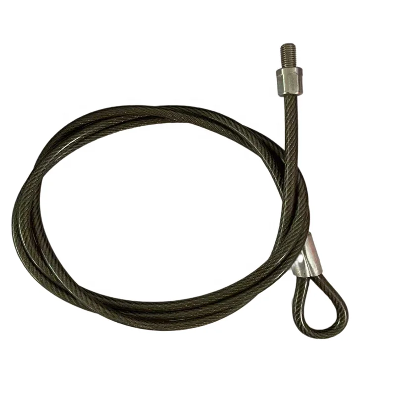 Factory Sale Grade Clip Cable Clamp Sling with Hook Clips Drop Forged Wire Rope Safe Anti-theft Safety Steel Free Cutting Steel