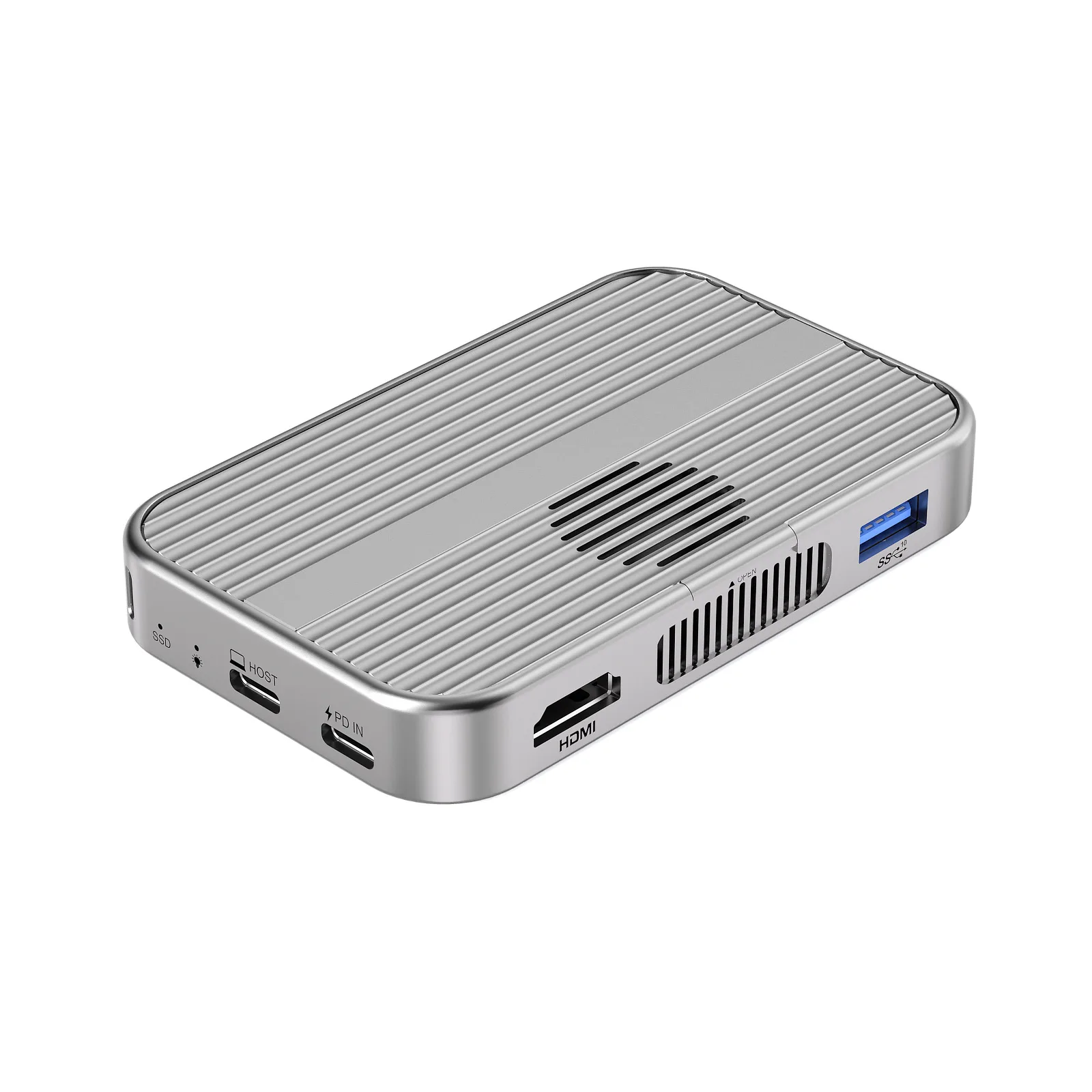 Готовый к отправке NVME 10 Гбит/с корпус SSD с поддержкой 2230 2242 2260 2280 8 ТБ внешний жесткий диск Корпус USB C магнитным