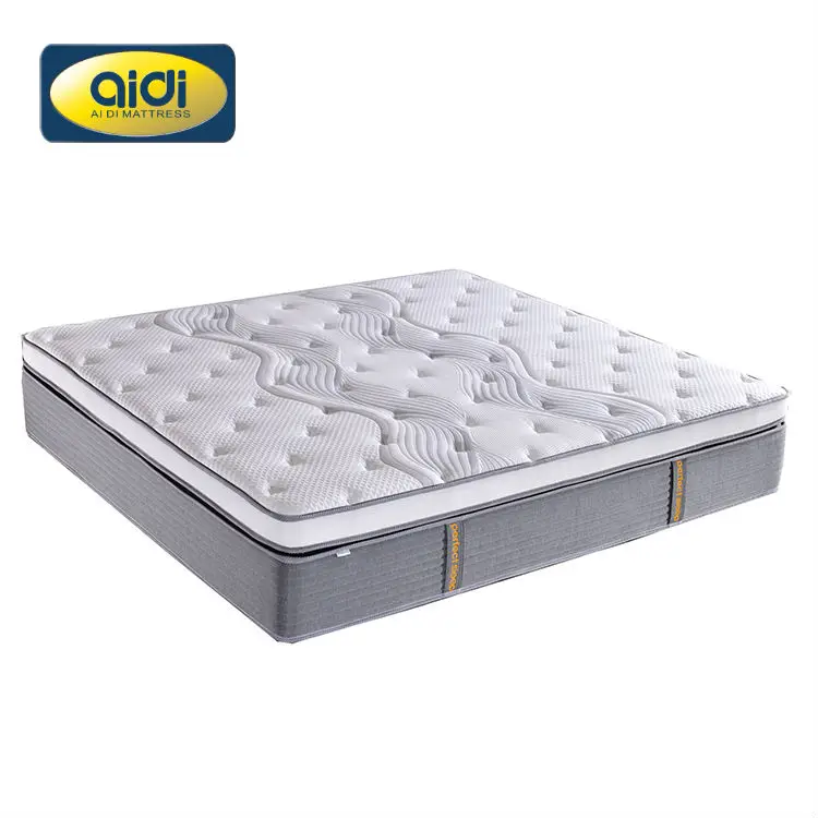 AI DI Customized tiens health deep sleep mattress pvc film packing hotel mattress 5 star manufacturer in vietnam
