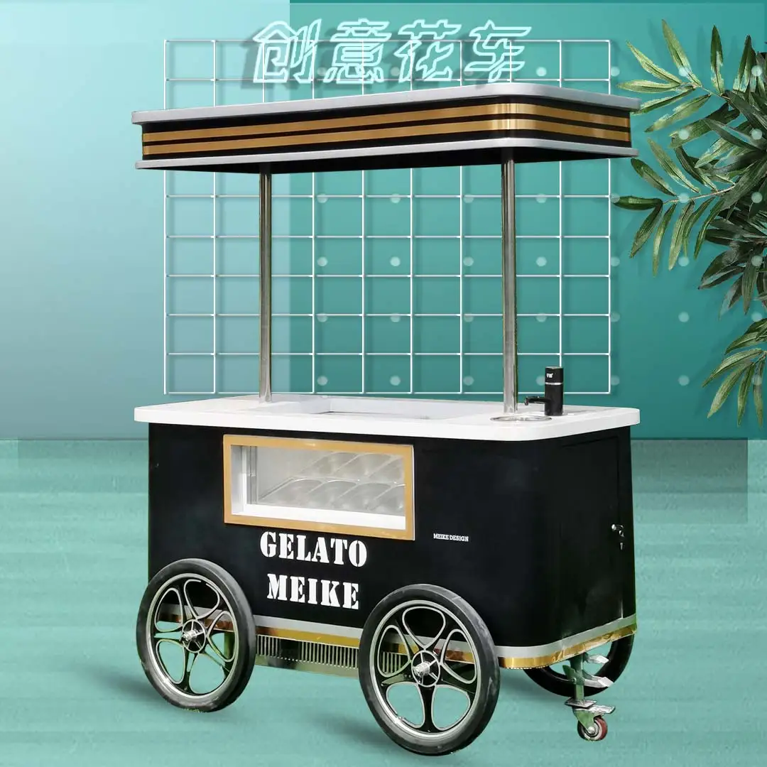 Мобильная тележка для мороженого gelato/тележка из фруктового льда еды грузовик продажи Ганы