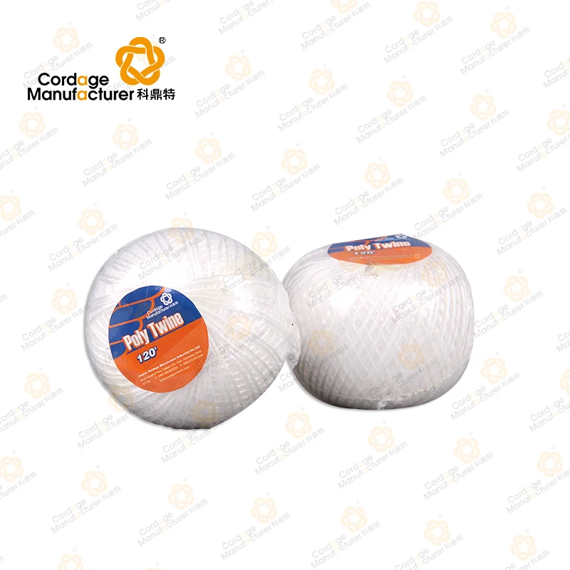 High Strength Yellow White Poly Twine Packaging Polypropylene Split Film Twine