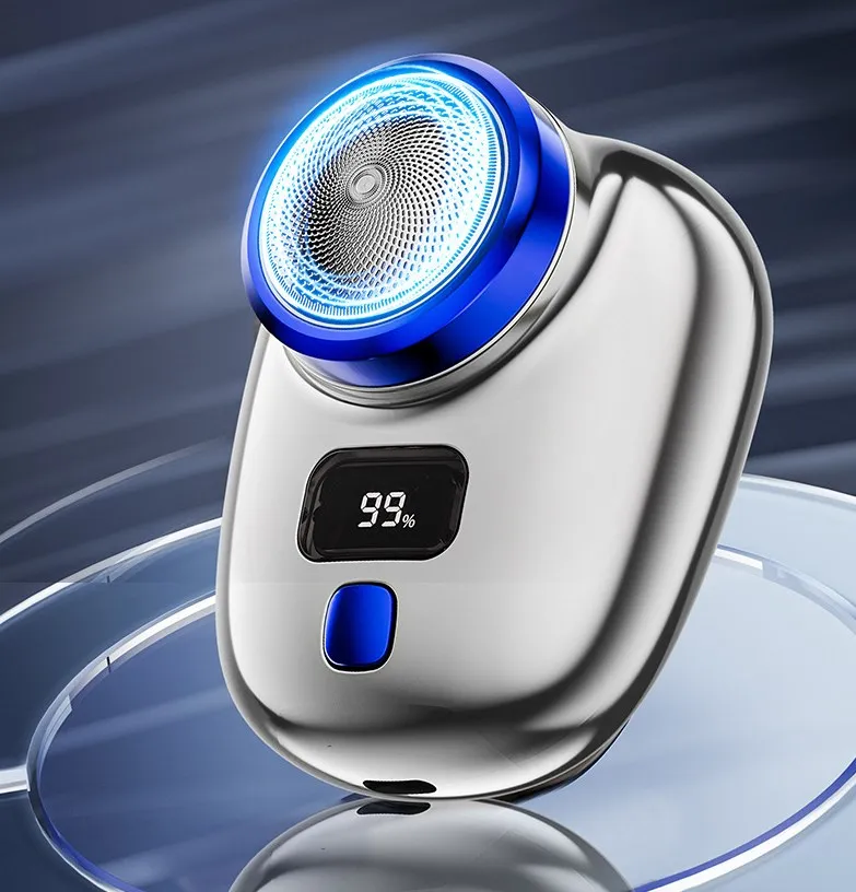 2024 Hot Sale USB Rechargeable Men Electric Shaver Popular Mini Shaving Razor for Beard Waterproof