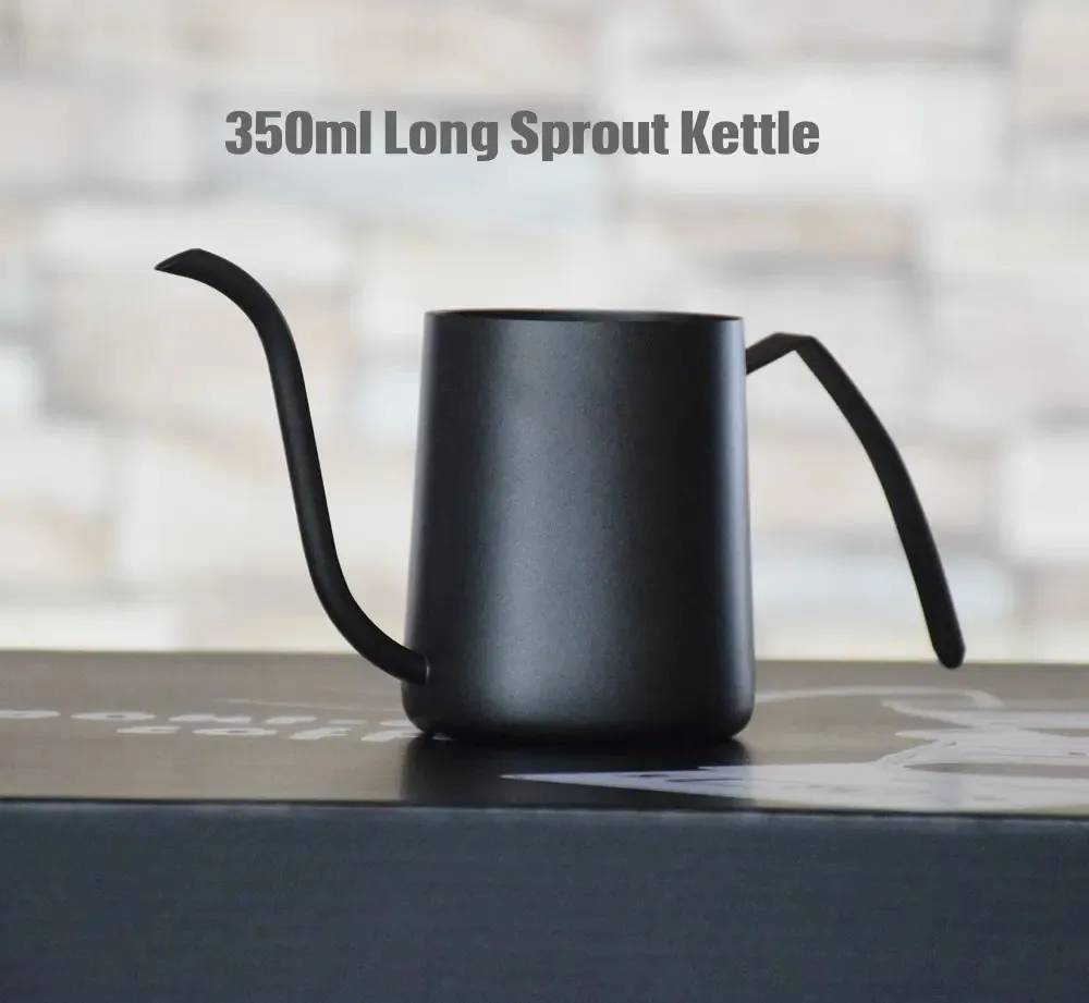 Hot Sale Pour Over Drip Kettle With Manual Grinder Premium Gift Box Outdoor Travel Portable Coffee Maker Set Kitchen Accessories