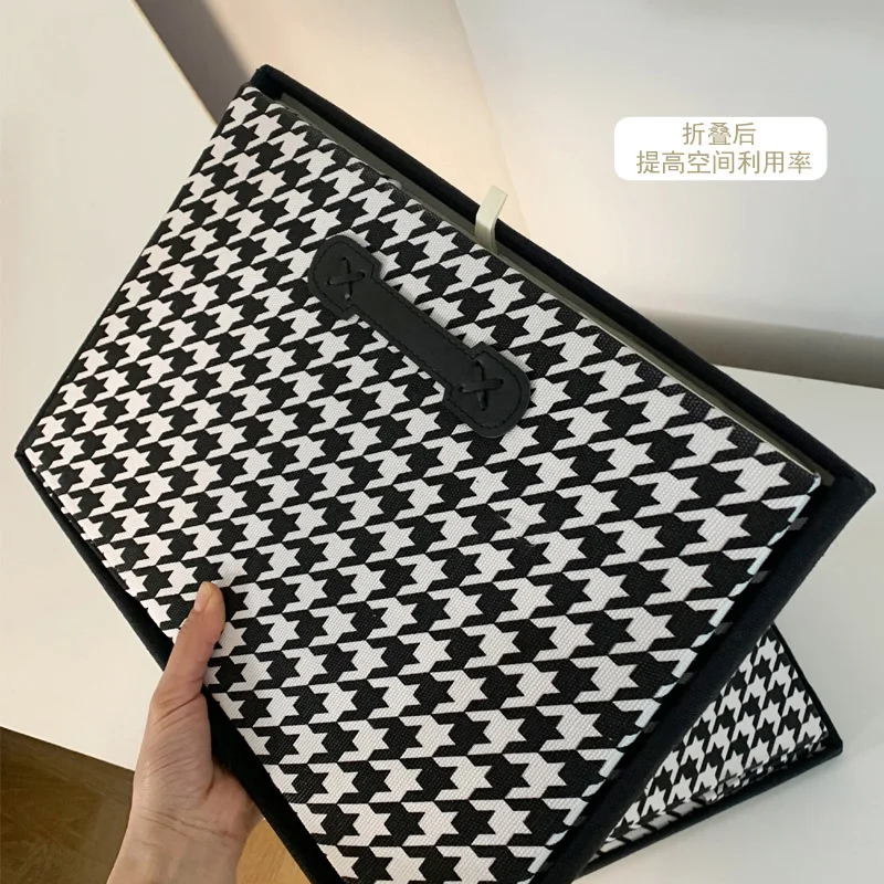 Cloth Blanket Storage Bag Closet Organizer Underbed Storage Foldable Cotton Linen Closet Clothes Storage Bags Organizer bag