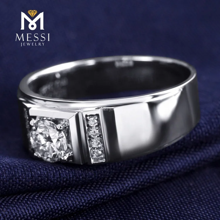 Месси ювелирные изделия для мужчин кольца обручальные разного 14k 18k золотые оптом AU750 Мужские Синтетические