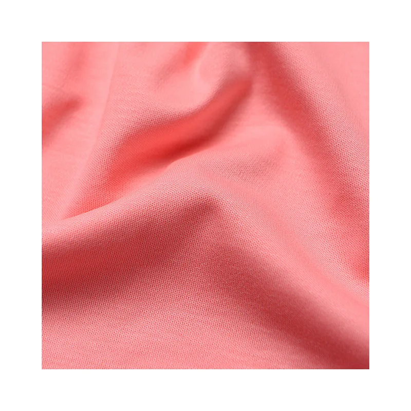 Factory Price 60s 100% Pima Cotton Liquid Ammonia Finishing Interlock 165gsm Knit Fabric For T-shirt