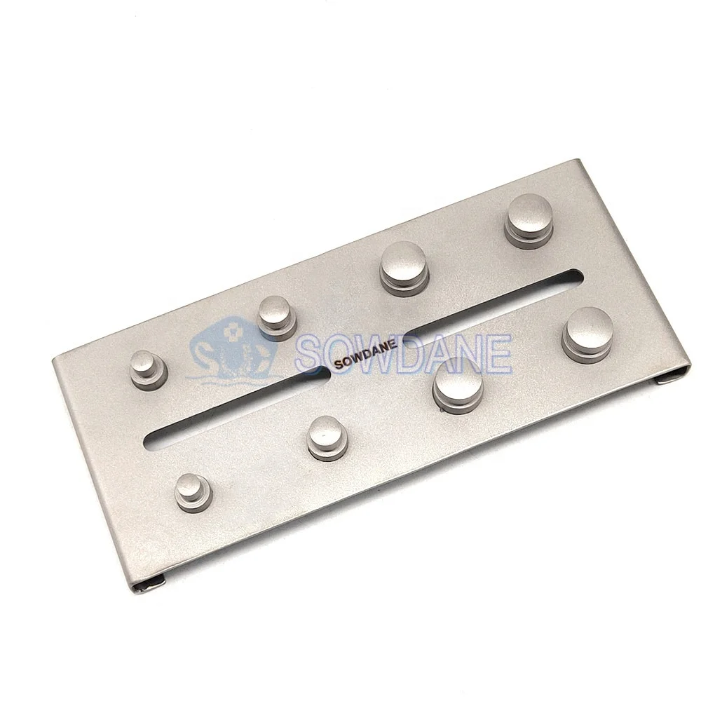 Dental Endodontic Rubber Dam Clamps Restorative Clips Holder dental Dam Clamp Sheets Stainless Steel Tray