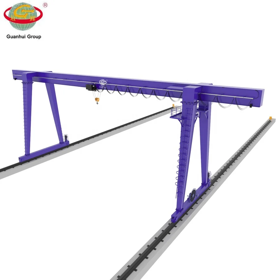 
electric hoist 20t gantry crane with cantaliver 