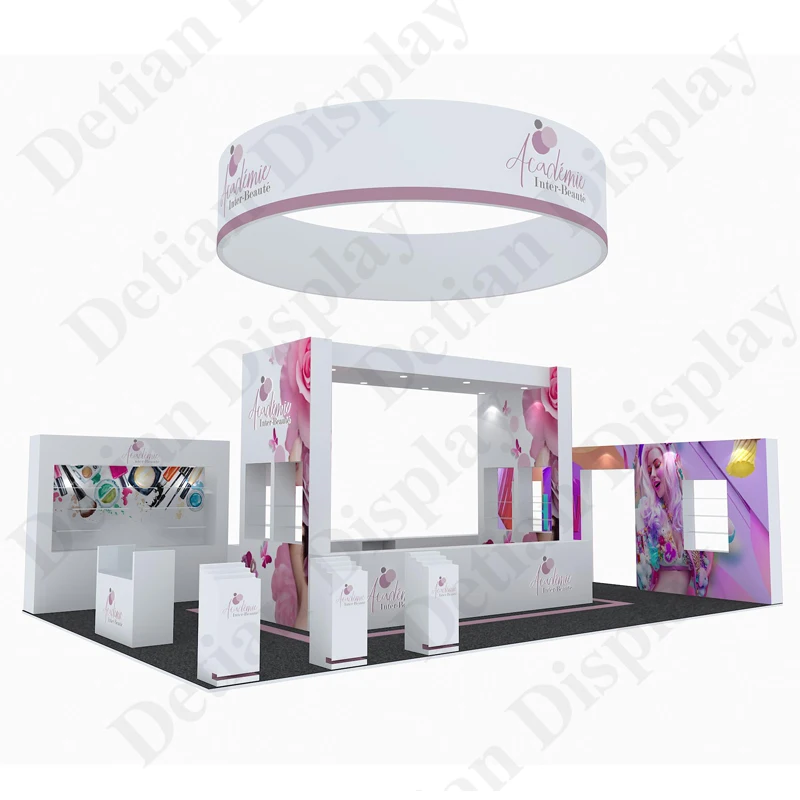 
 Шанхай DETIAN компания предлагает высокое качество рекламы дисплей китай выставочный стенд дизайн  