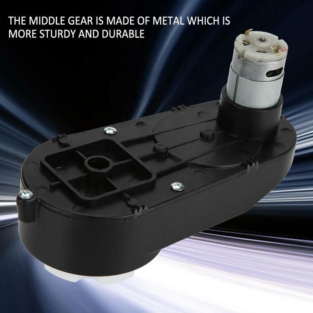 12V 8000-30000 RPM Electric Motor Gear Box For Kids Ride On Car Bike Spare Parts